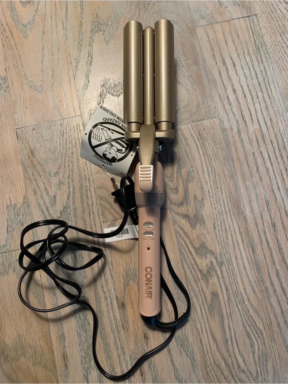 Conair Triple Barrel Waver Hair Styler - Rose Gold